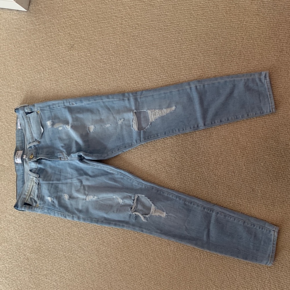 Frame ripped jeans